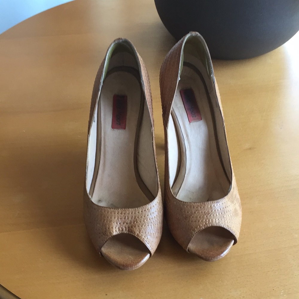 Mix mooz toe peep heels